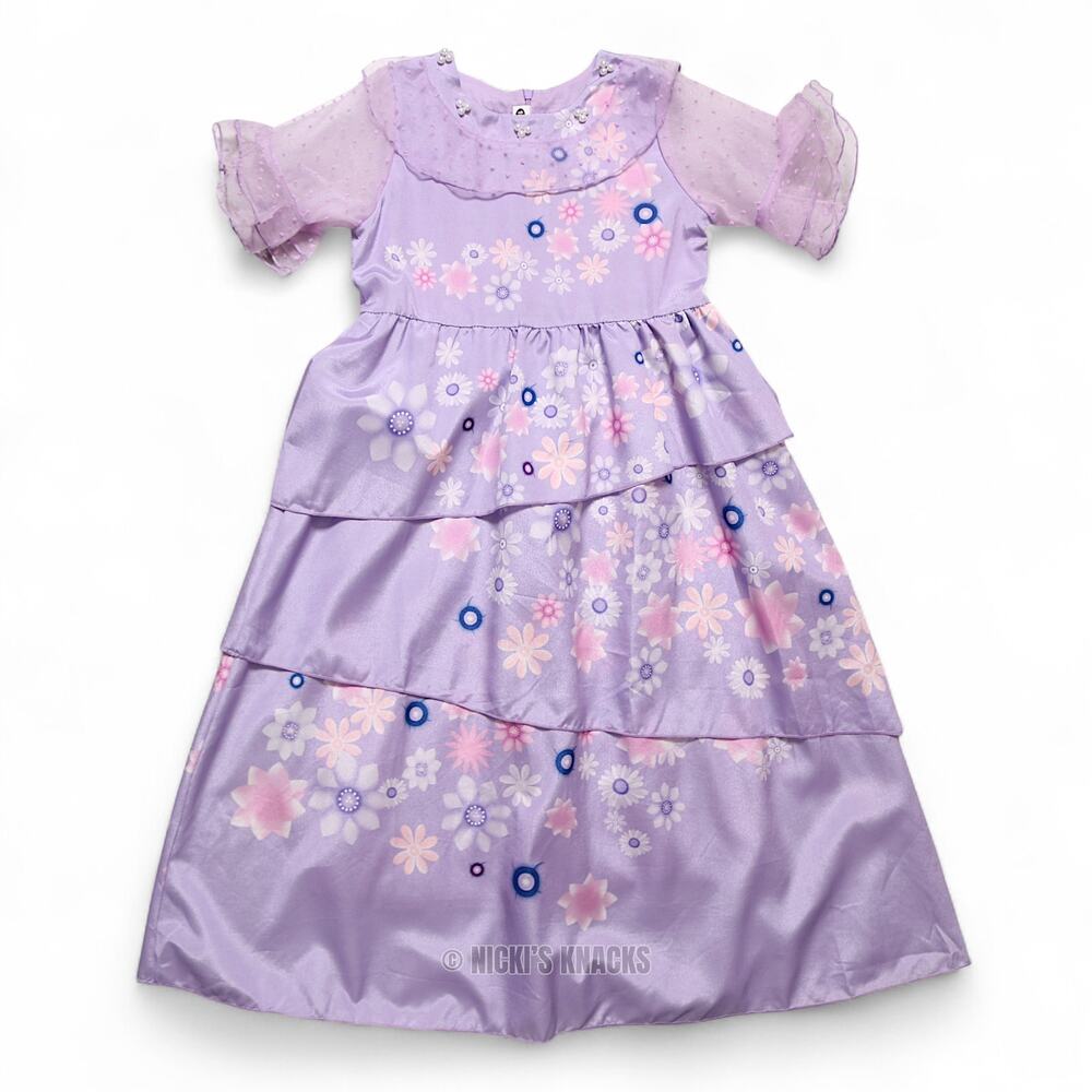 Disney Sofia The First Purple Dress Costume Dress-Up Play Size 10/12